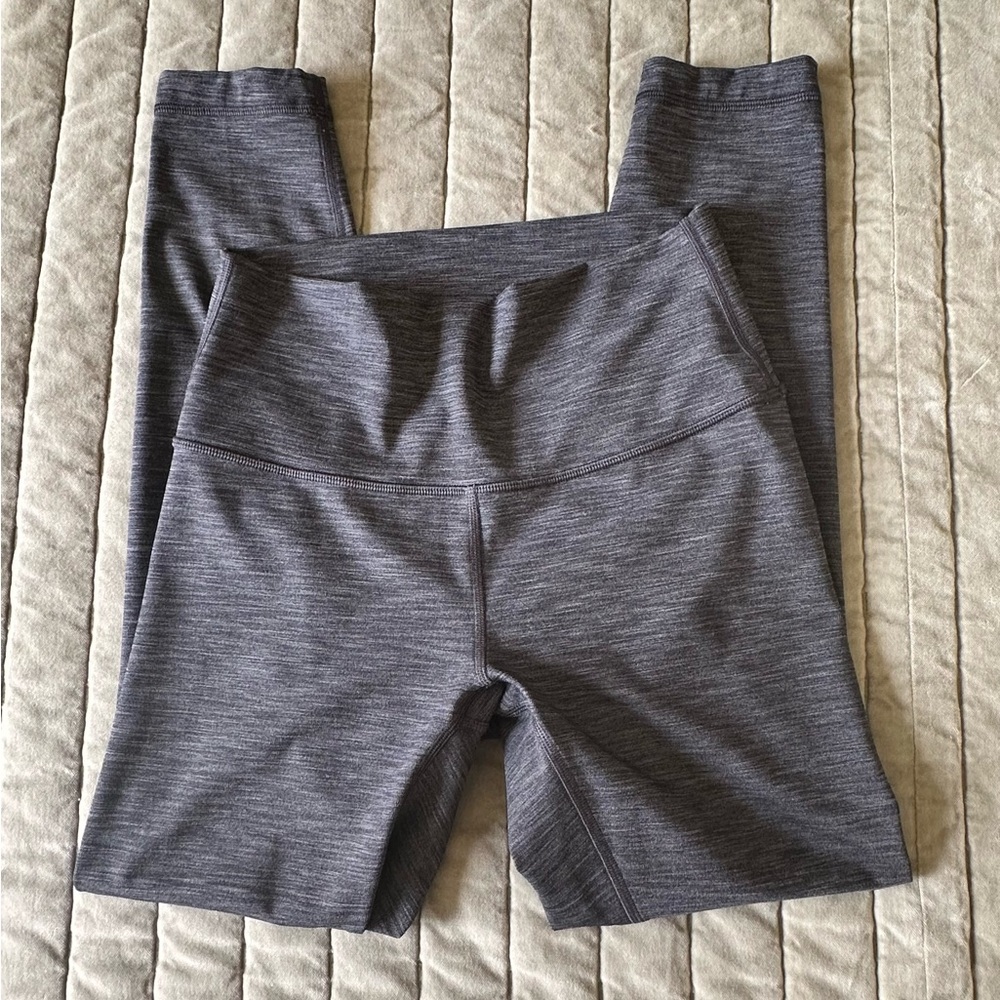 Lululemon Wunder Under Hi-Rise 7/8 Tight Luxtreme 25” – Heathered Black – Size 6